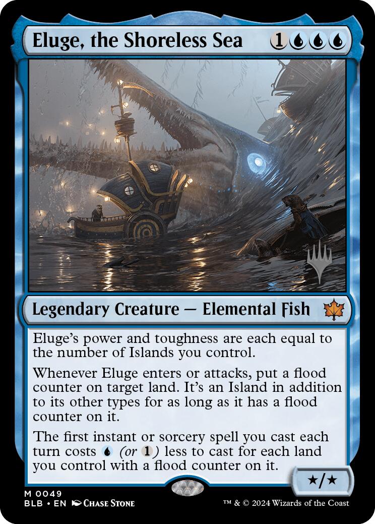 Eluge, the Shoreless Sea (Promo Pack) [Bloomburrow Promos] MTG Single Magic: The Gathering | Red Claw Gaming