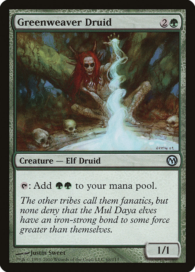 Greenweaver Druid [Duels of the Planeswalkers] MTG Single Magic: The Gathering | Red Claw Gaming