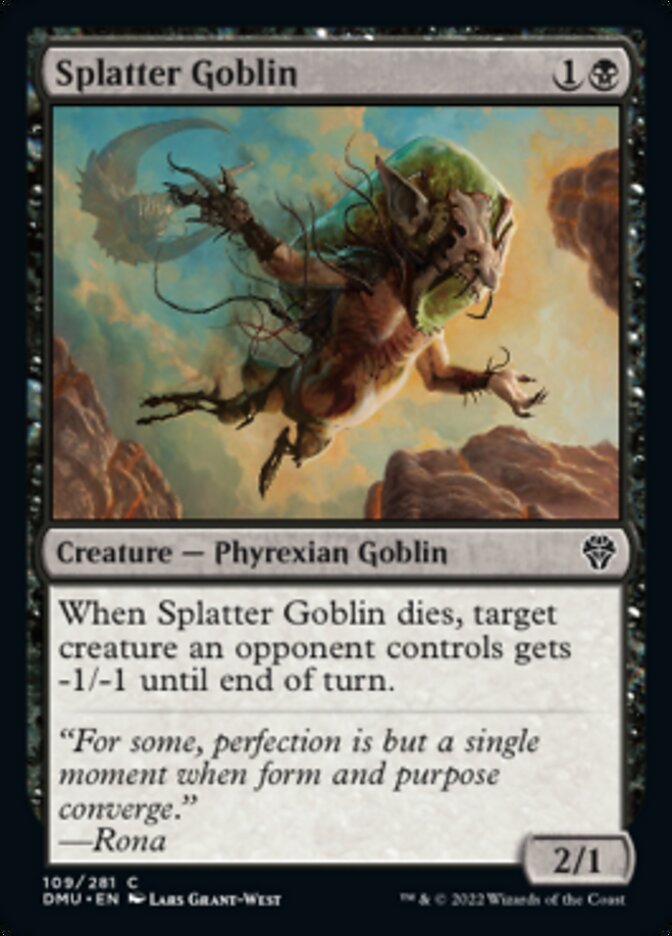 Splatter Goblin [Dominaria United] MTG Single Magic: The Gathering | Red Claw Gaming