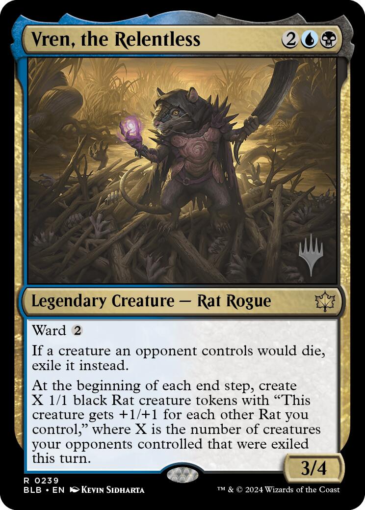 Vren, the Relentless (Promo Pack) [Bloomburrow Promos] MTG Single Magic: The Gathering | Red Claw Gaming