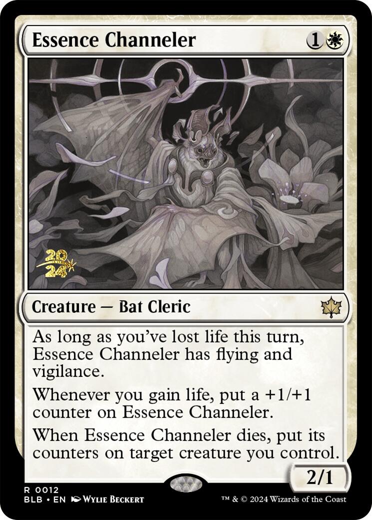Essence Channeler [Bloomburrow Prerelease Promos] MTG Single Magic: The Gathering | Red Claw Gaming