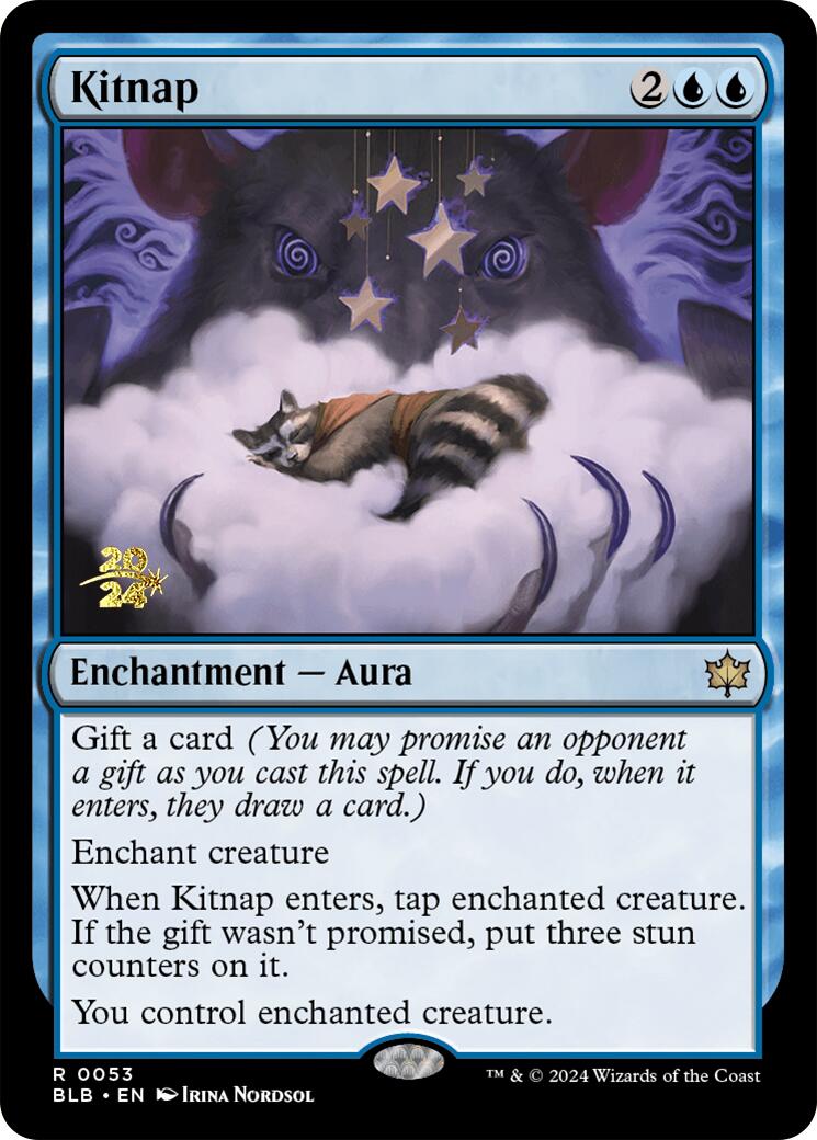 Kitnap [Bloomburrow Prerelease Promos] MTG Single Magic: The Gathering | Red Claw Gaming