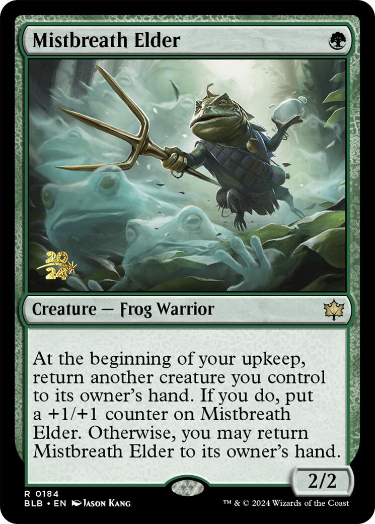 Mistbreath Elder [Bloomburrow Prerelease Promos] MTG Single Magic: The Gathering | Red Claw Gaming