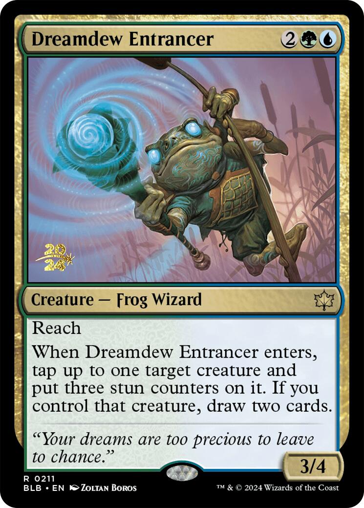 Dreamdew Entrancer [Bloomburrow Prerelease Promos] MTG Single Magic: The Gathering | Red Claw Gaming