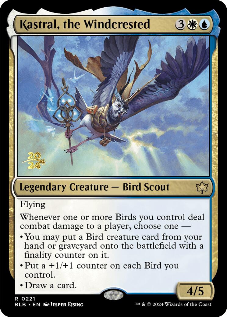 Kastral, the Windcrested [Bloomburrow Prerelease Promos] MTG Single Magic: The Gathering | Red Claw Gaming