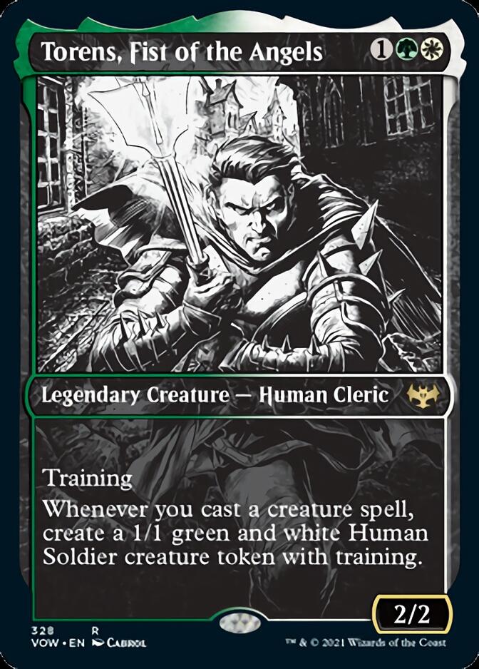 Torens, Fist of the Angels (Showcase Eternal Night) [Innistrad: Crimson Vow] MTG Single Magic: The Gathering | Red Claw Gaming