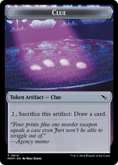Thopter (0020) // Clue (0014) Double-Sided Token [Murders at Karlov Manor Tokens] MTG Single Magic: The Gathering | Red Claw Gaming