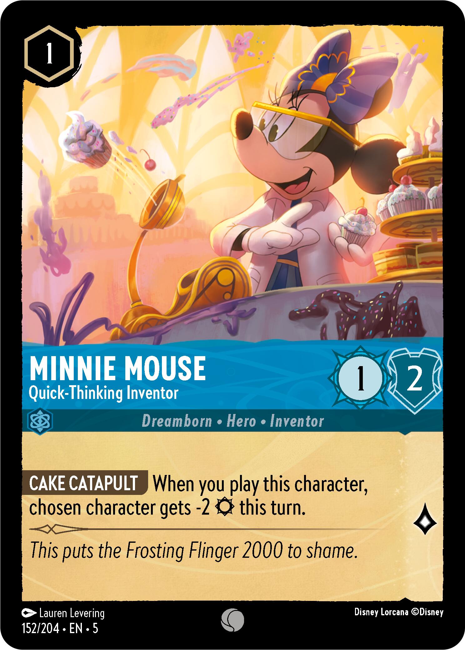 Minnie Mouse - Quick-Thinking Inventor (152/204) [Shimmering Skies] Lorcana Single Disney    | Red Claw Gaming