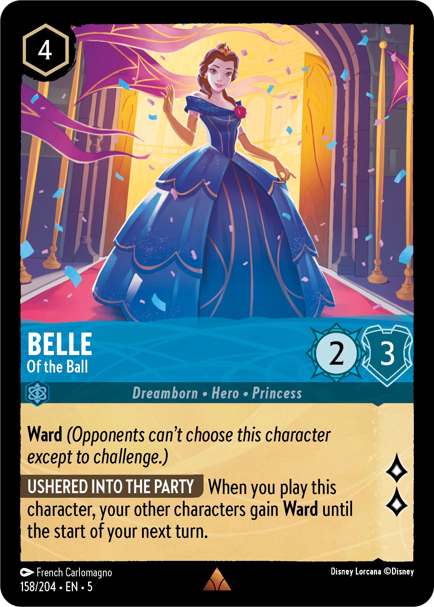 Belle - Of the Ball (158/204) [Shimmering Skies] Lorcana Single Disney    | Red Claw Gaming