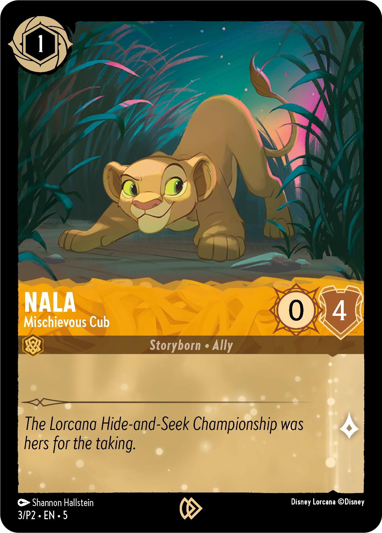 Nala - Mischievous Cub (3) [Promo Cards] Lorcana Single Disney | Red Claw Gaming