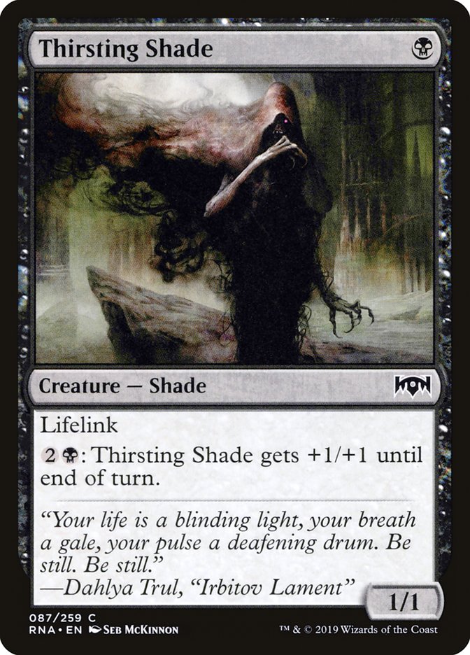 Thirsting Shade [Ravnica Allegiance] MTG Single Magic: The Gathering | Red Claw Gaming