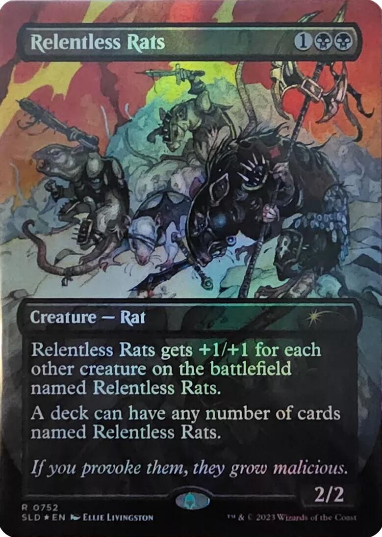 Relentless Rats (752) [Secret Lair Drop Series] MTG Single Magic: The Gathering | Red Claw Gaming