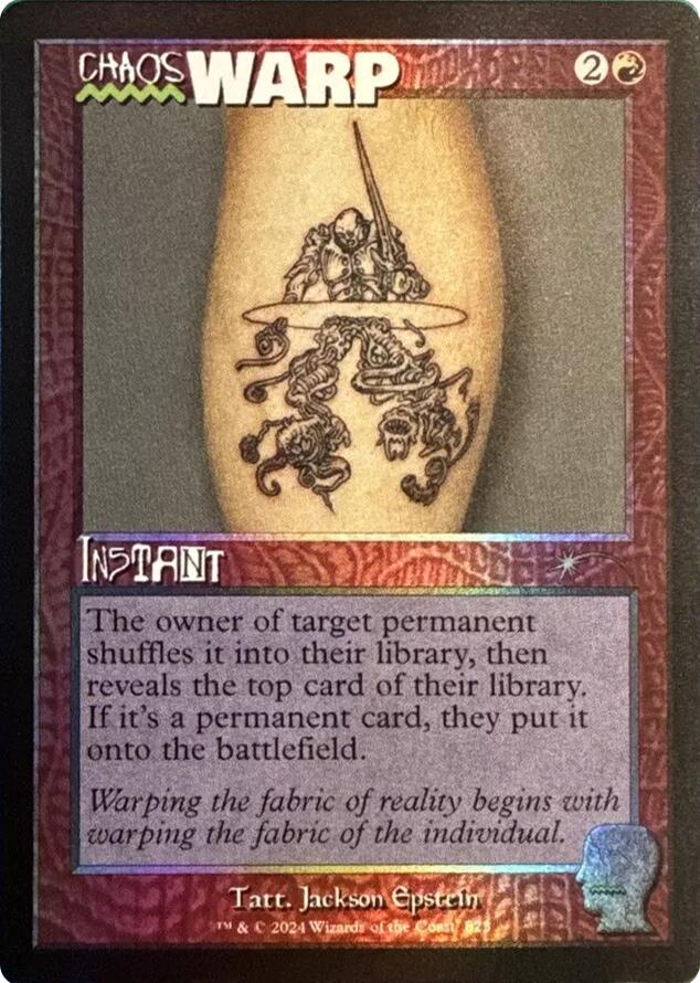 Chaos Warp (Rainbow Foil) [Secret Lair Drop Series] MTG Single Magic: The Gathering | Red Claw Gaming