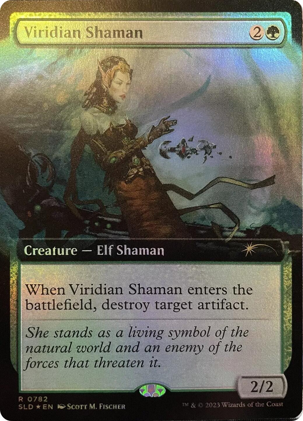 Viridian Shaman (Extended Art) [Secret Lair Drop Series] MTG Single Magic: The Gathering | Red Claw Gaming
