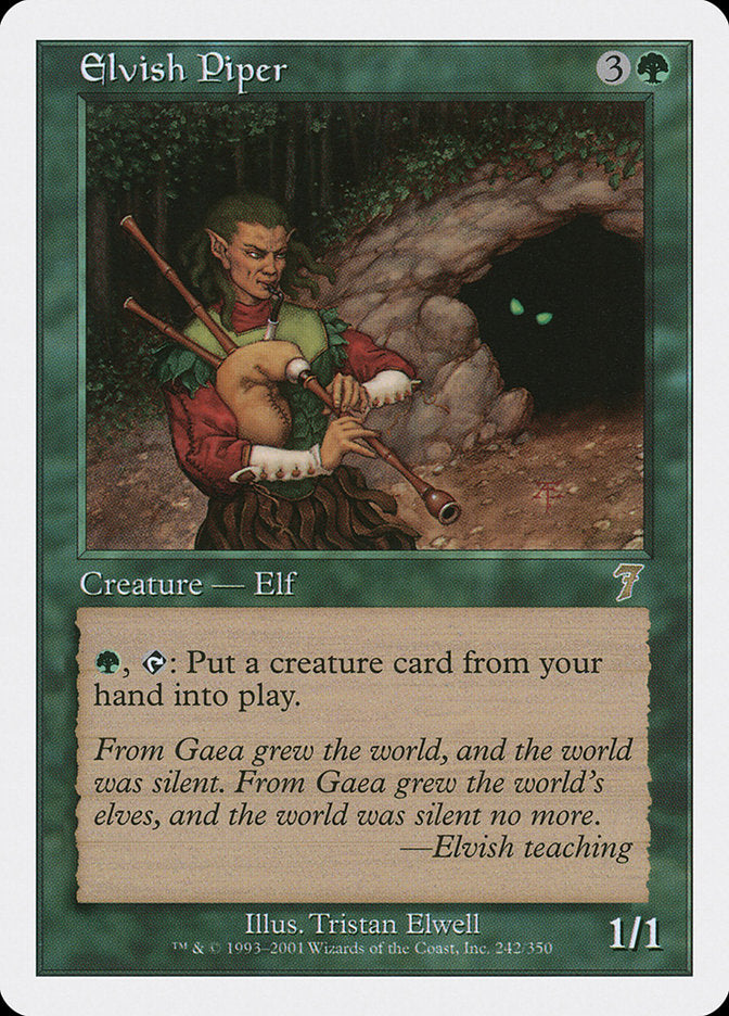 Elvish Piper [Seventh Edition] MTG Single Magic: The Gathering | Red Claw Gaming