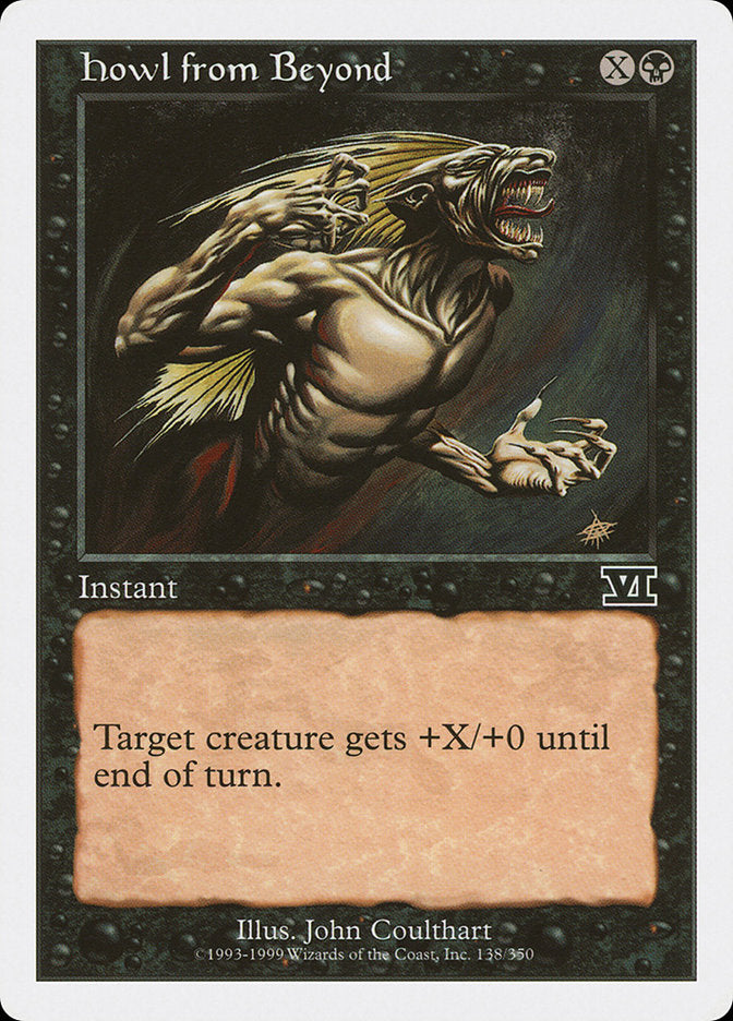 Howl from Beyond [Classic Sixth Edition] MTG Single Magic: The Gathering | Red Claw Gaming