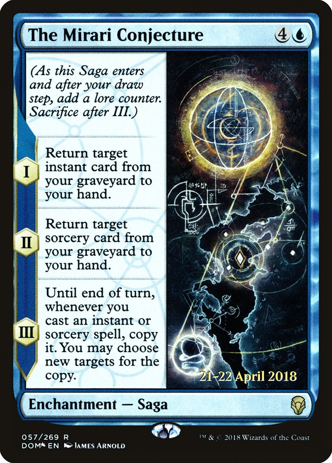 The Mirari Conjecture [Dominaria Prerelease Promos] MTG Single Magic: The Gathering | Red Claw Gaming