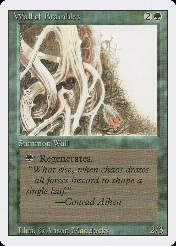 Wall of Brambles [Revised Edition] MTG Single Magic: The Gathering | Red Claw Gaming