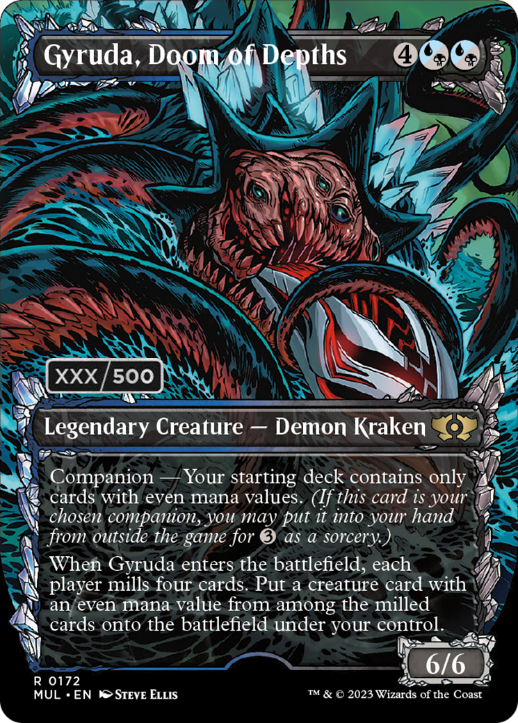 Gyruda, Doom of Depths (Serialized) [Multiverse Legends] MTG Single Magic: The Gathering | Red Claw Gaming