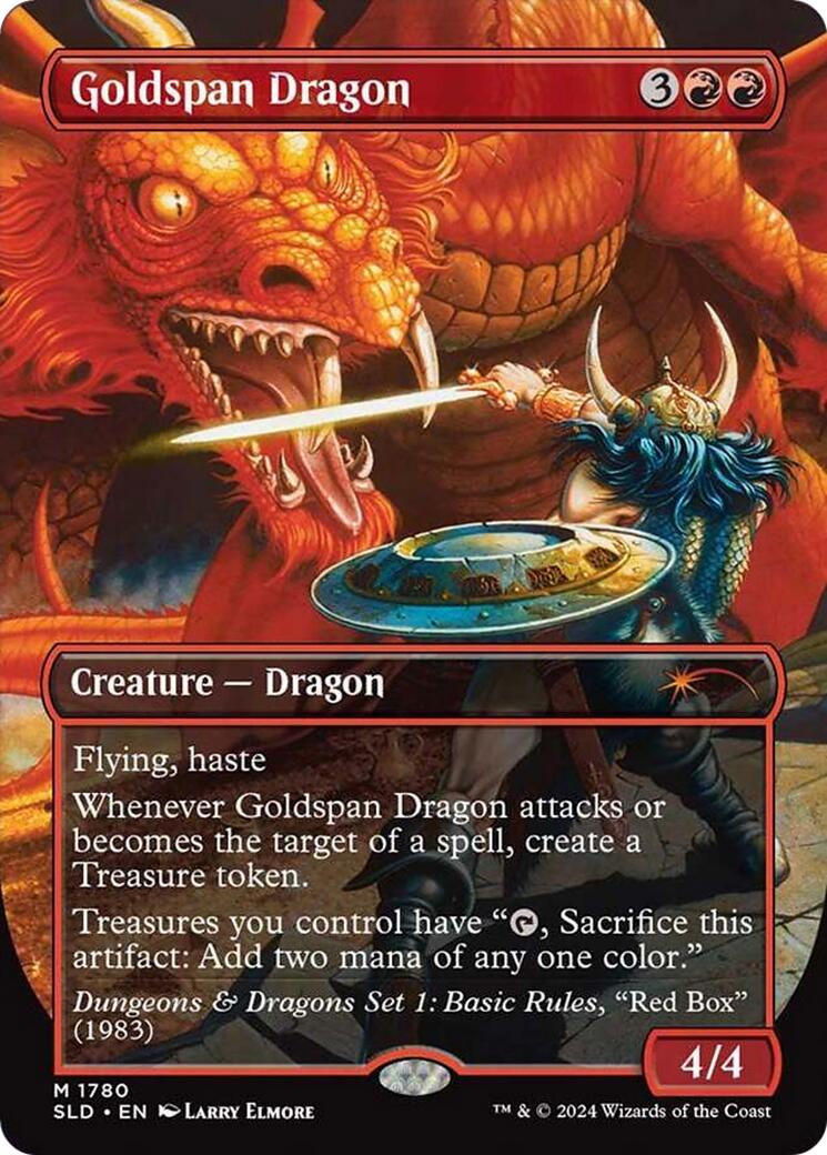 Goldspan Dragon [Secret Lair Drop Series] MTG Single Magic: The Gathering | Red Claw Gaming