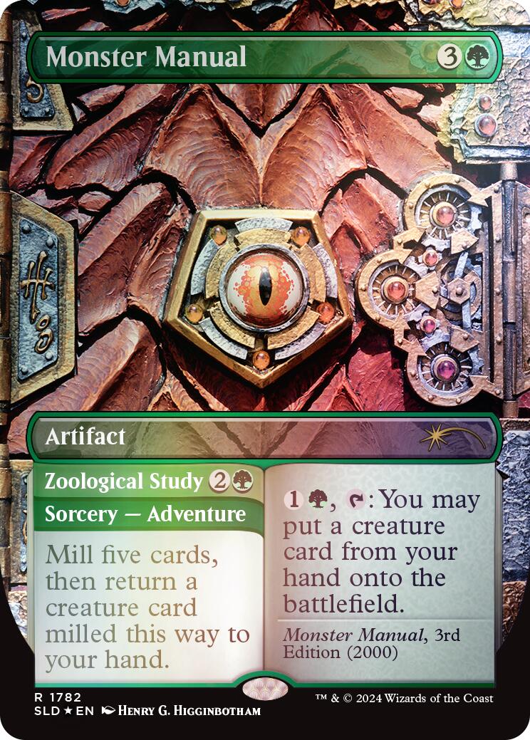 Monster Manual (Rainbow Foil) [Secret Lair Drop Series] MTG Single Magic: The Gathering | Red Claw Gaming