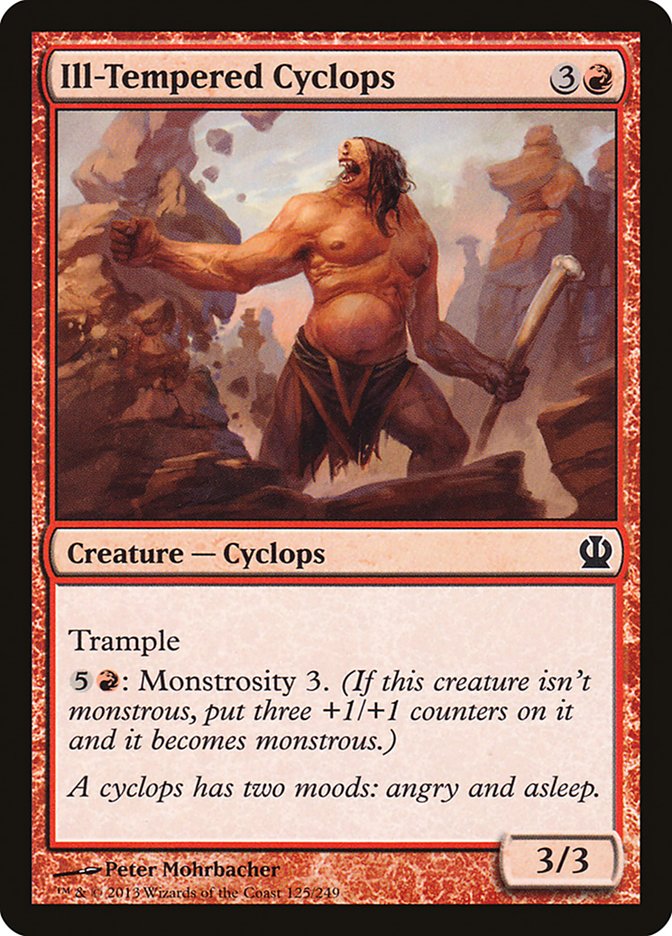 Ill-Tempered Cyclops [Theros] MTG Single Magic: The Gathering | Red Claw Gaming