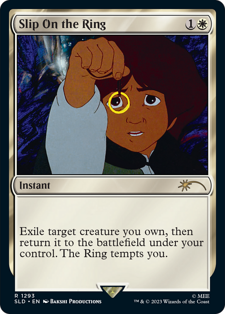 Slip on the Ring [Secret Lair Drop Series] MTG Single Magic: The Gathering | Red Claw Gaming