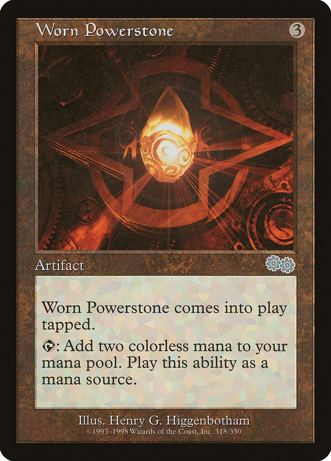 Worn Powerstone [Urza's Saga] MTG Single Magic: The Gathering | Red Claw Gaming