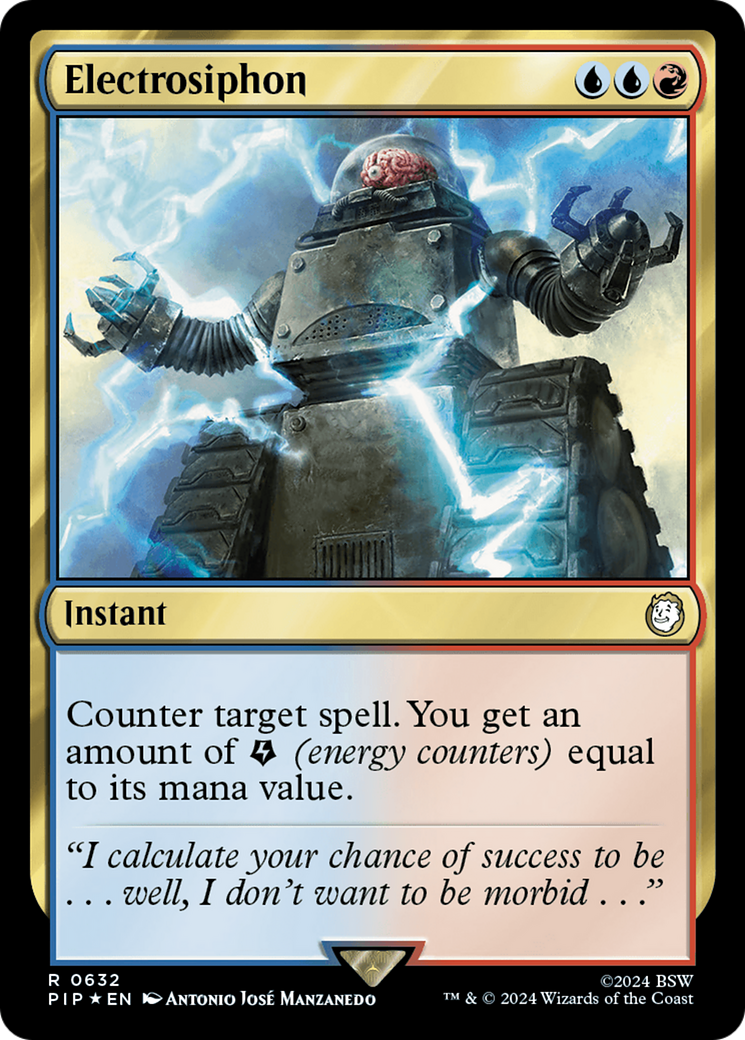Electrosiphon (Surge Foil) [Fallout] MTG Single Magic: The Gathering | Red Claw Gaming