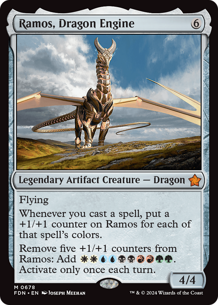 Ramos, Dragon Engine [Foundations] MTG Single Magic: The Gathering | Red Claw Gaming