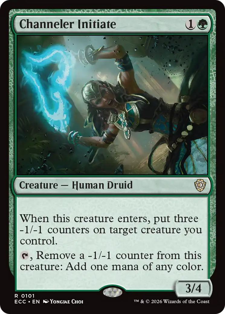 Channeler Initiate [Lorwyn Eclipsed Commander] MTG Single Magic: The Gathering | Red Claw Gaming