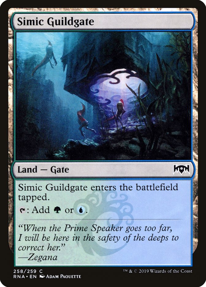 Simic Guildgate (258/259) [Ravnica Allegiance] MTG Single Magic: The Gathering | Red Claw Gaming