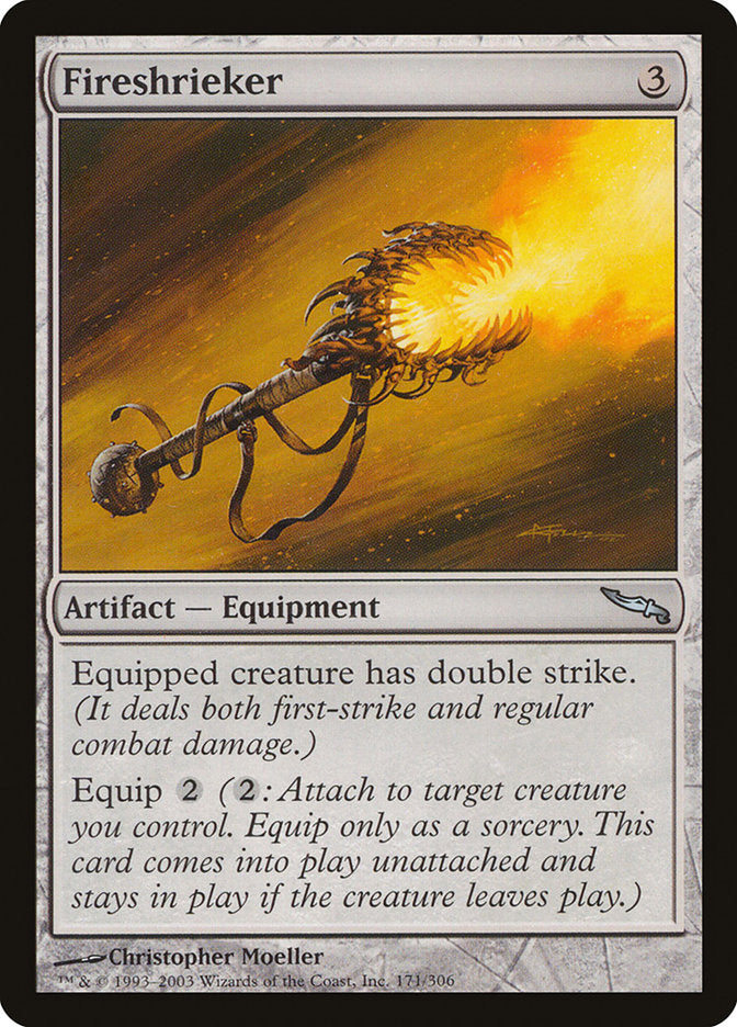 Fireshrieker [Mirrodin] MTG Single Magic: The Gathering | Red Claw Gaming