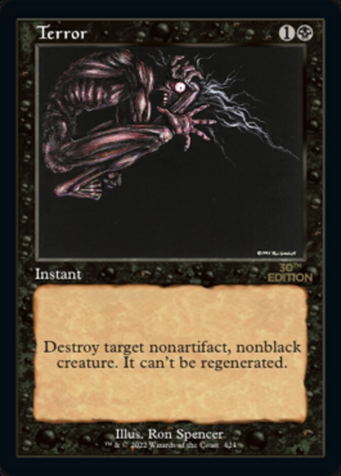 Terror (Retro) [30th Anniversary Edition] MTG Single Magic: The Gathering | Red Claw Gaming