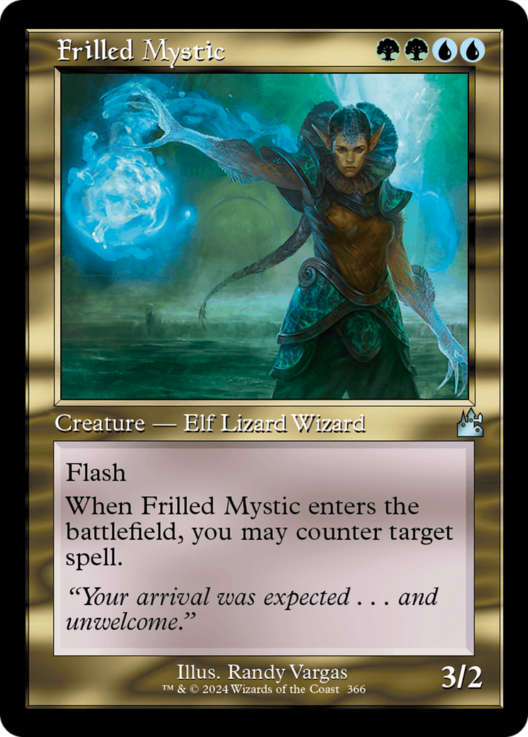 Frilled Mystic (Retro Frame) [Ravnica Remastered] MTG Single Magic: The Gathering | Red Claw Gaming