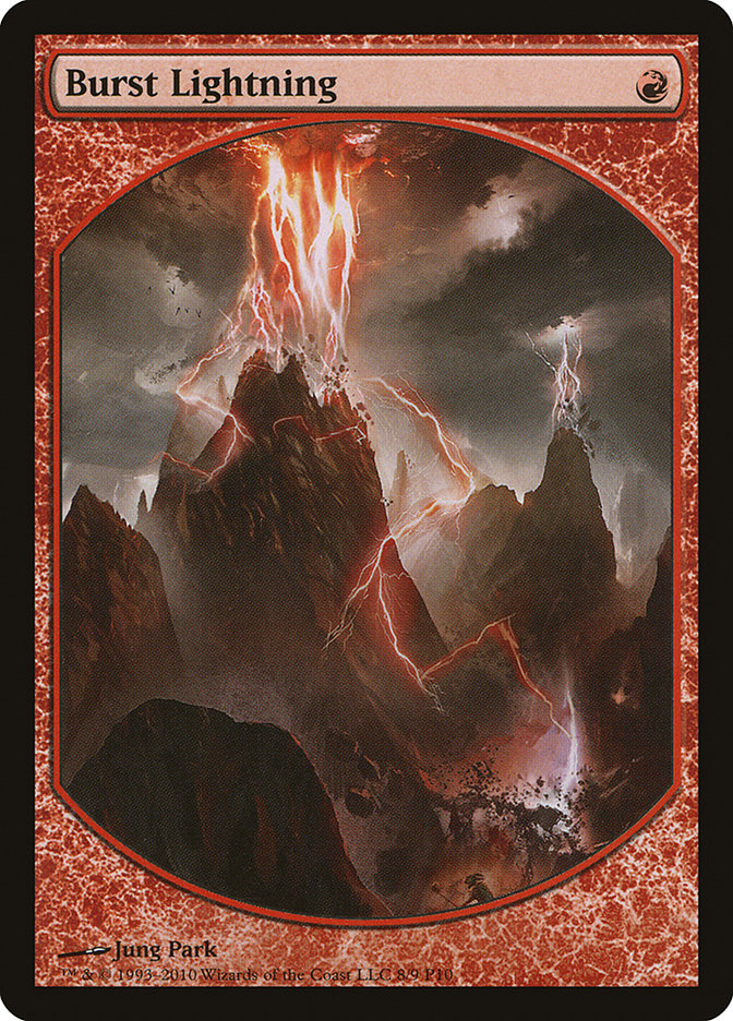 Burst Lightning [Magic Player Rewards 2010] MTG Single Magic: The Gathering | Red Claw Gaming