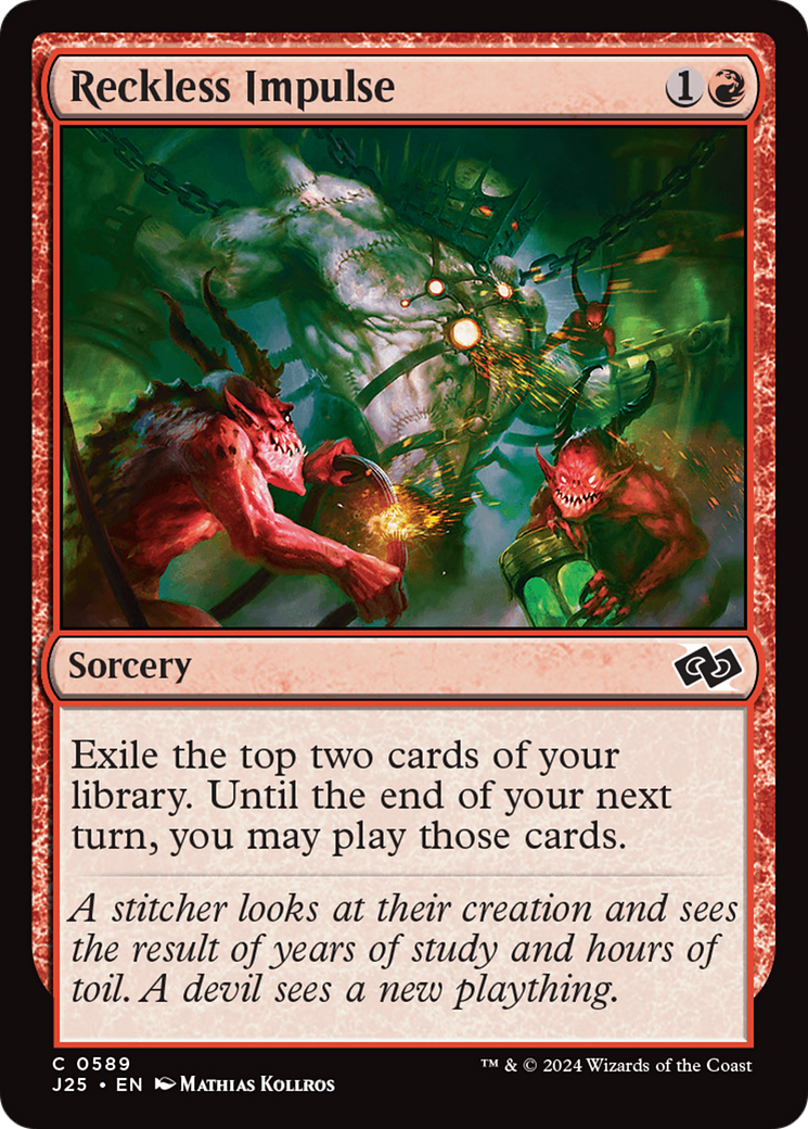 Reckless Impulse [Foundations Jumpstart] MTG Single Magic: The Gathering | Red Claw Gaming