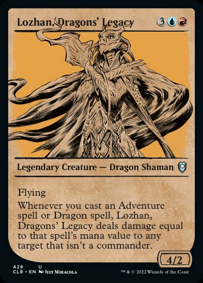 Lozhan, Dragons' Legacy (Showcase) [Commander Legends: Battle for Baldur's Gate] MTG Single Magic: The Gathering | Red Claw Gaming