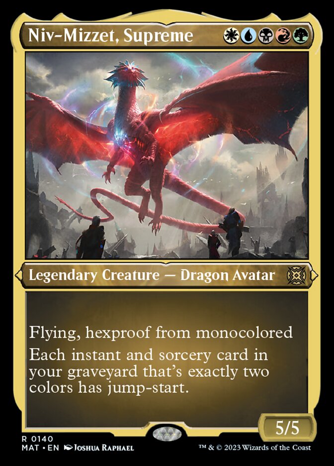 Niv-Mizzet, Supreme (Foil Etched) [March of the Machine: The Aftermath] MTG Single Magic: The Gathering | Red Claw Gaming