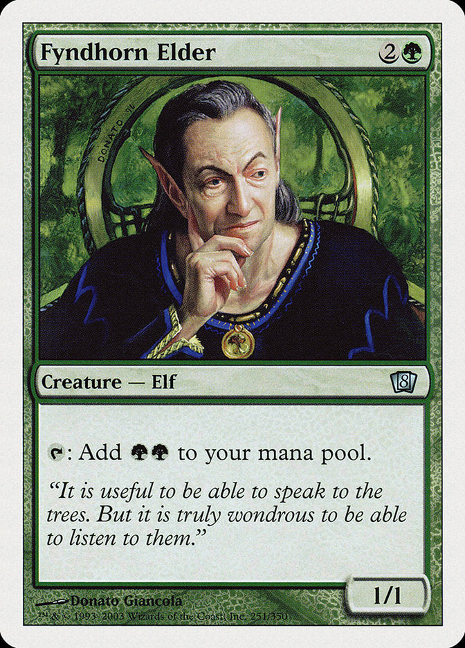 Fyndhorn Elder [Eighth Edition] MTG Single Magic: The Gathering | Red Claw Gaming