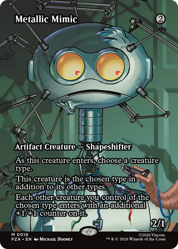 Metallic Mimic (Borderless) [Teenage Mutant Ninja Turtles Eternal-Legal] MTG Single Magic: The Gathering | Red Claw Gaming