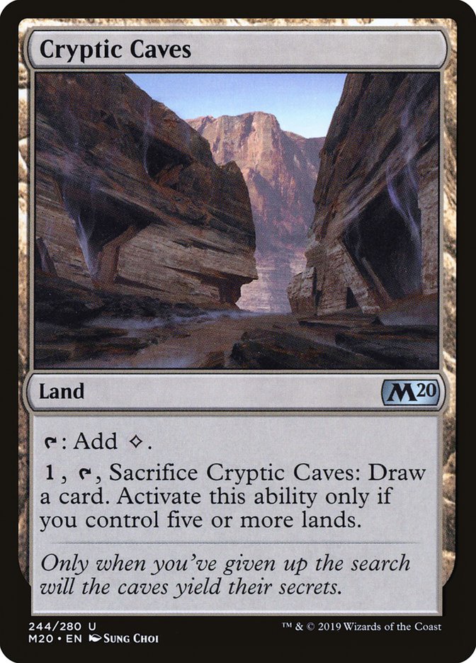 Cryptic Caves [Core Set 2020] MTG Single Magic: The Gathering | Red Claw Gaming