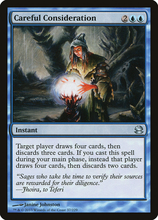 Careful Consideration [Modern Masters] MTG Single Magic: The Gathering | Red Claw Gaming
