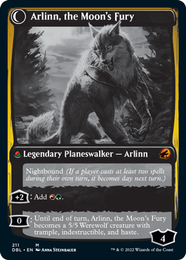 Arlinn, the Pack's Hope // Arlinn, the Moon's Fury [Innistrad: Double Feature] MTG Single Magic: The Gathering | Red Claw Gaming