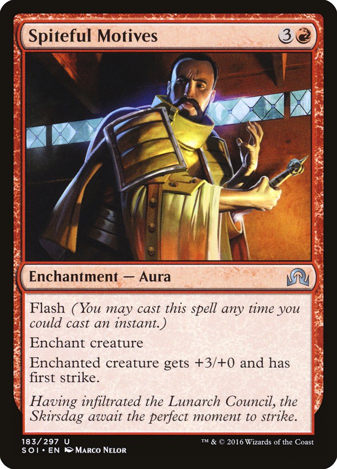 Spiteful Motives [Shadows over Innistrad] MTG Single Magic: The Gathering | Red Claw Gaming