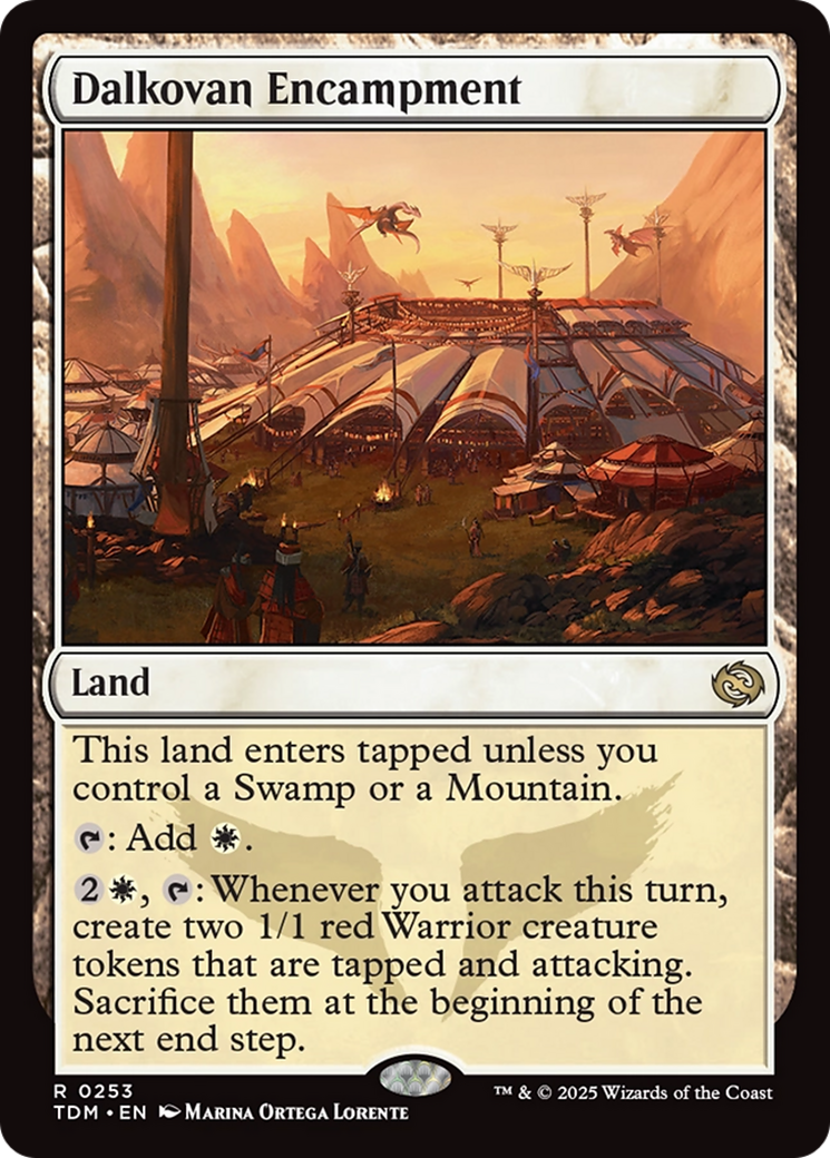 Dalkovan Encampment [Tarkir: Dragonstorm] MTG Single Magic: The Gathering | Red Claw Gaming