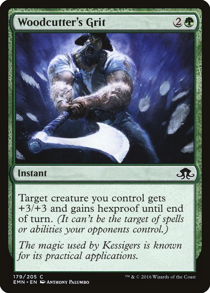 Woodcutter's Grit [Eldritch Moon] MTG Single Magic: The Gathering | Red Claw Gaming
