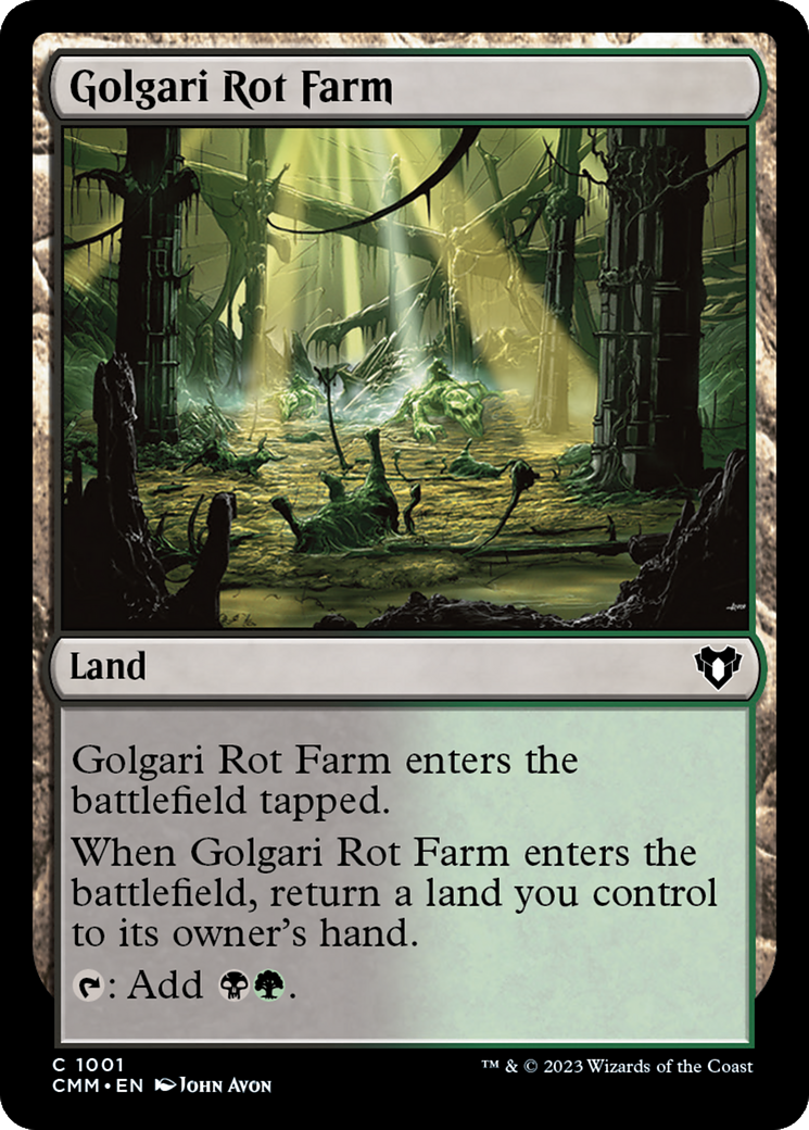 Golgari Rot Farm [Commander Masters] MTG Single Magic: The Gathering | Red Claw Gaming