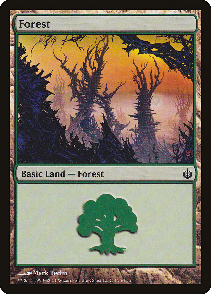 Forest (155) [Mirrodin Besieged] MTG Single Magic: The Gathering | Red Claw Gaming
