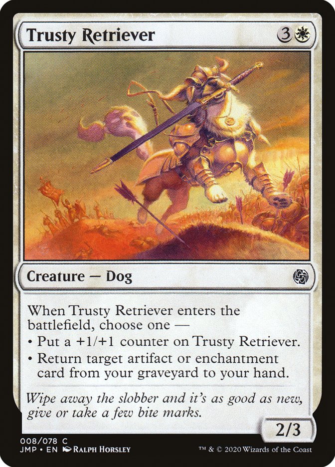 Trusty Retriever [Jumpstart] MTG Single Magic: The Gathering | Red Claw Gaming